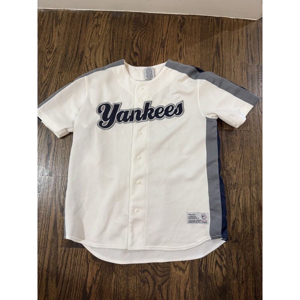 Vintage Derek Jeter #2 New York Yankees True Fan MLB Jersey Size Large Baseball